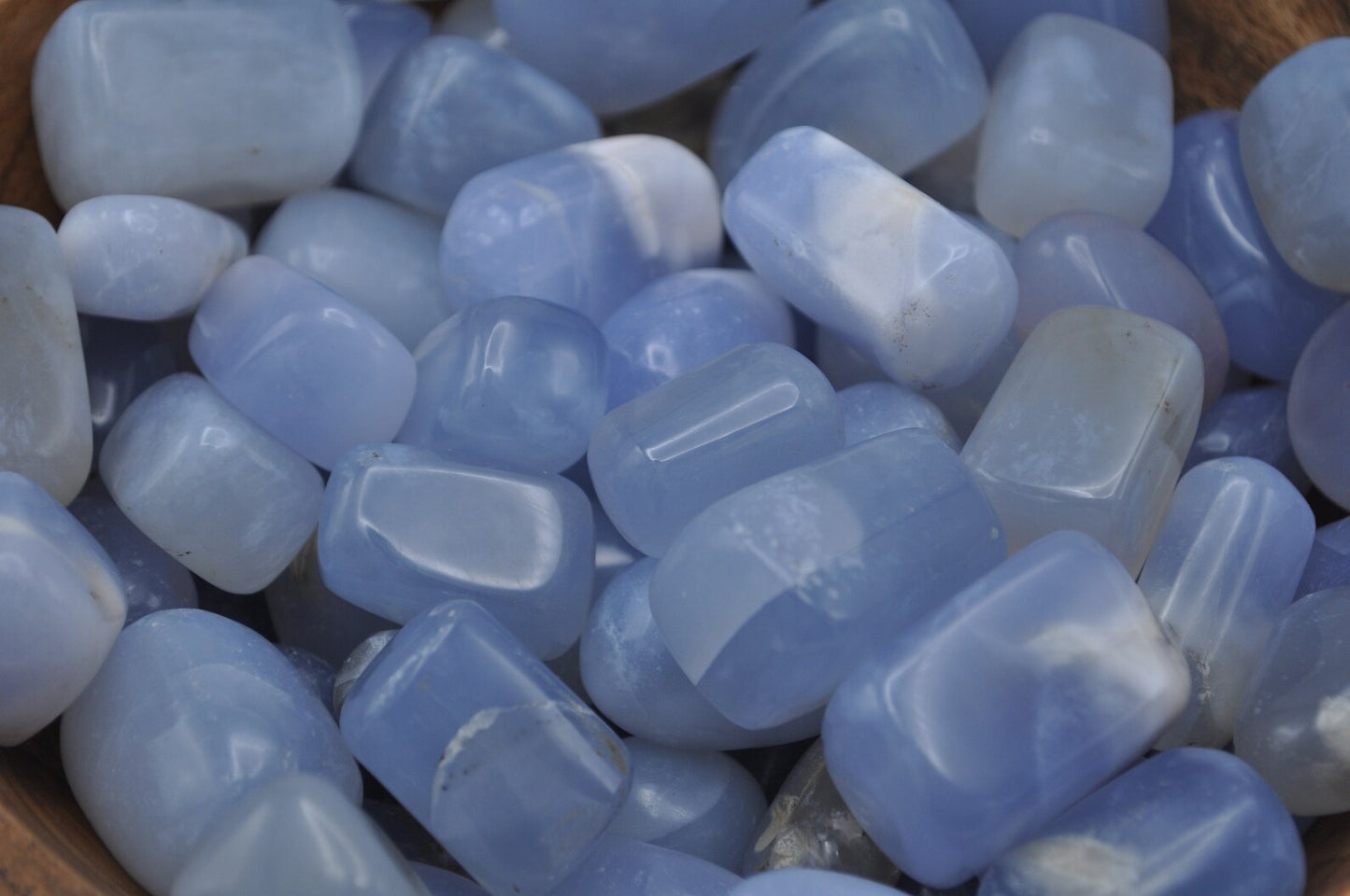 Blue Chalcedony - Tumbled