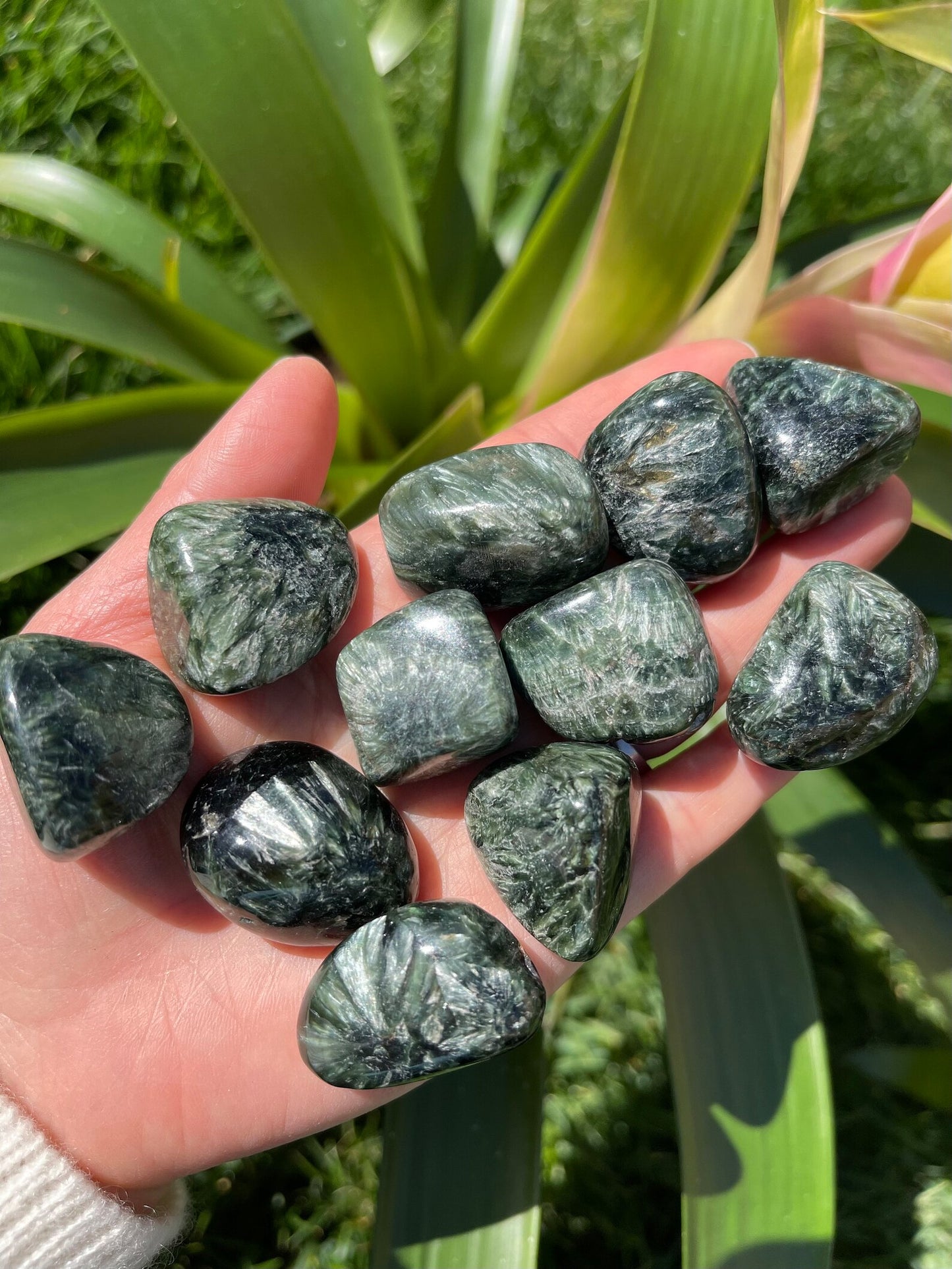 Seraphinite - Tumbled