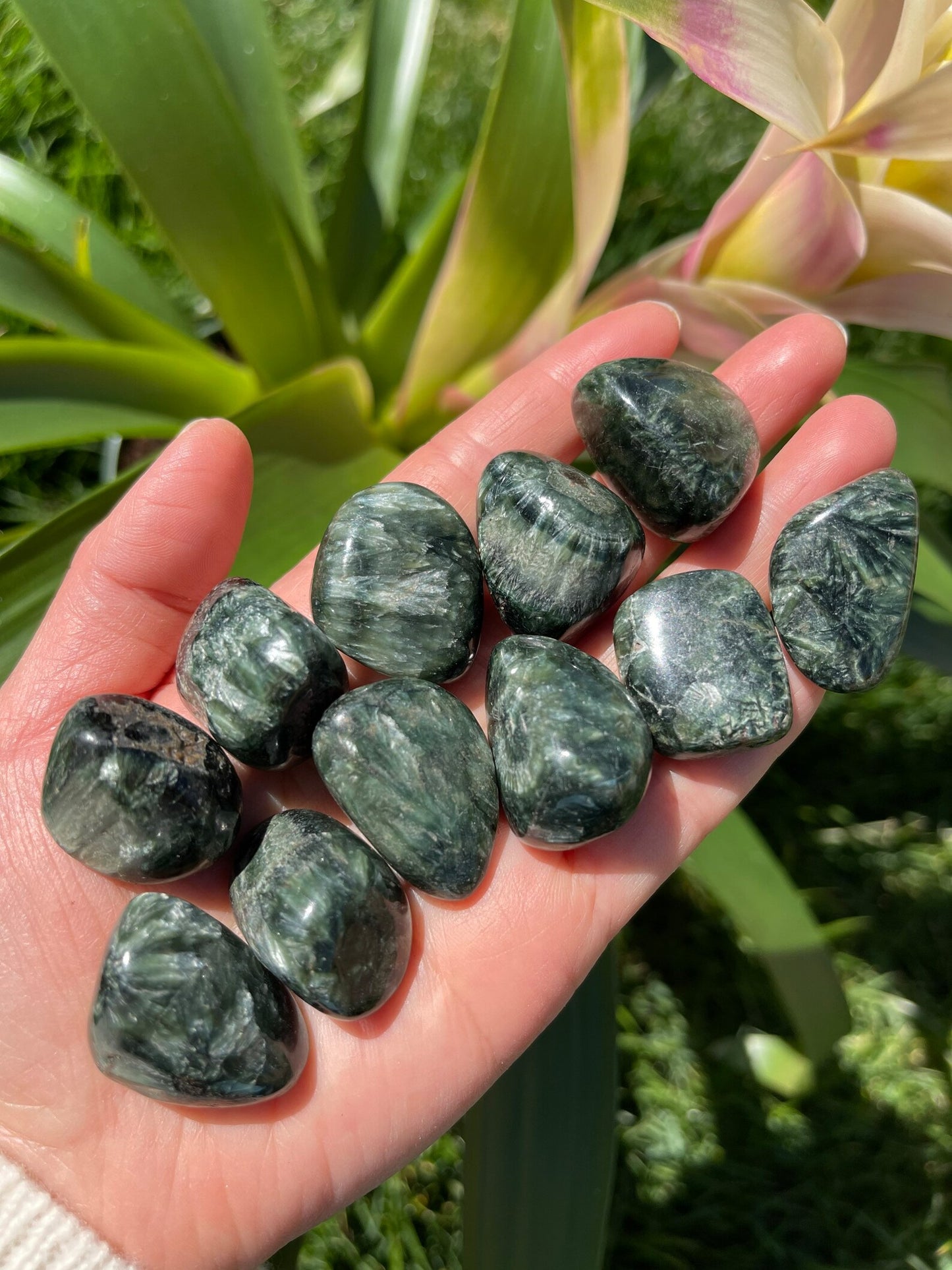 Seraphinite - Tumbled