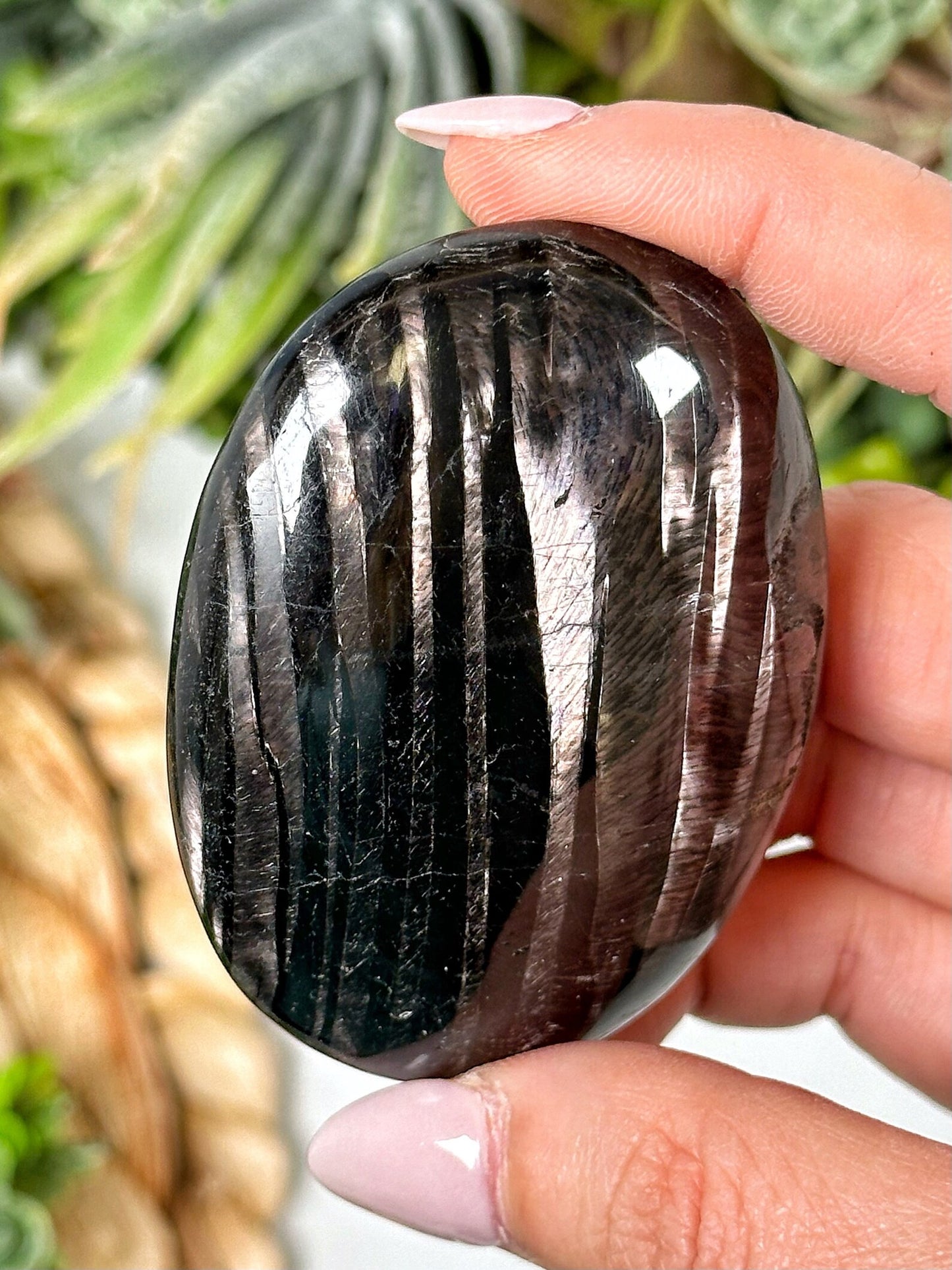 Hypersthene - Palm Stone