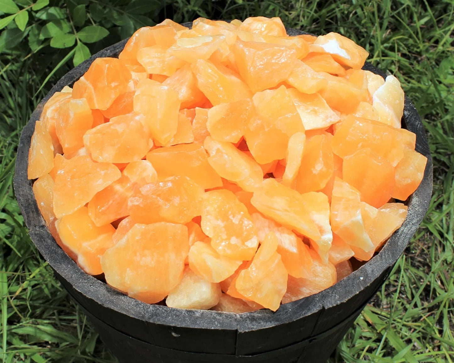 Orange Calcite - Raw