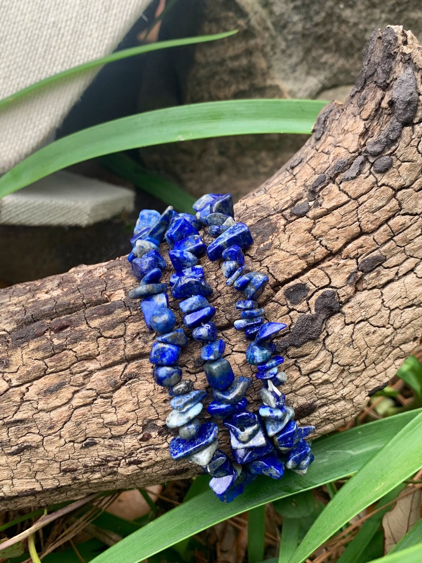 Lapis Lazuli - Crystal Chip Bracelet