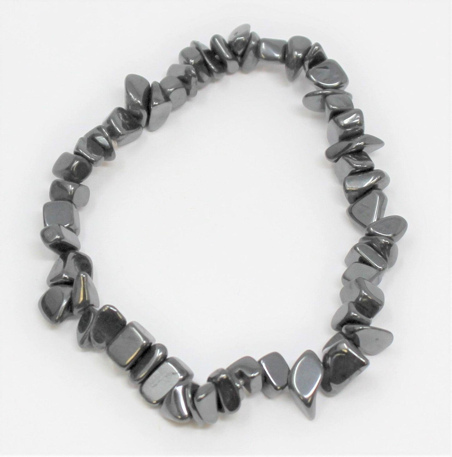 Hematite - Crystal Chip Bracelet