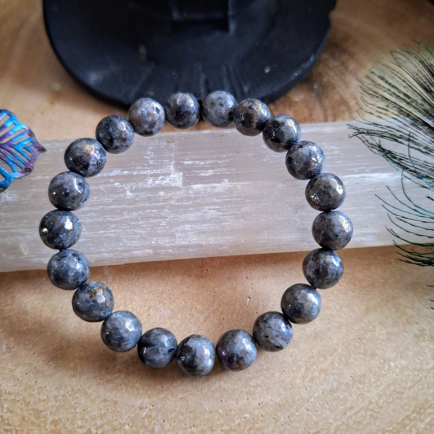 Larvikite Crystal Bracelet