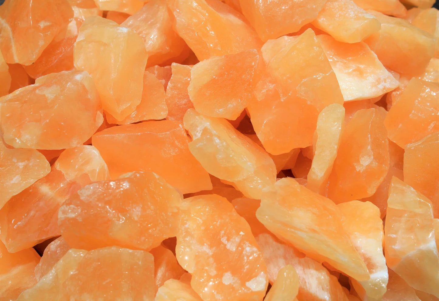 Orange Calcite - Raw