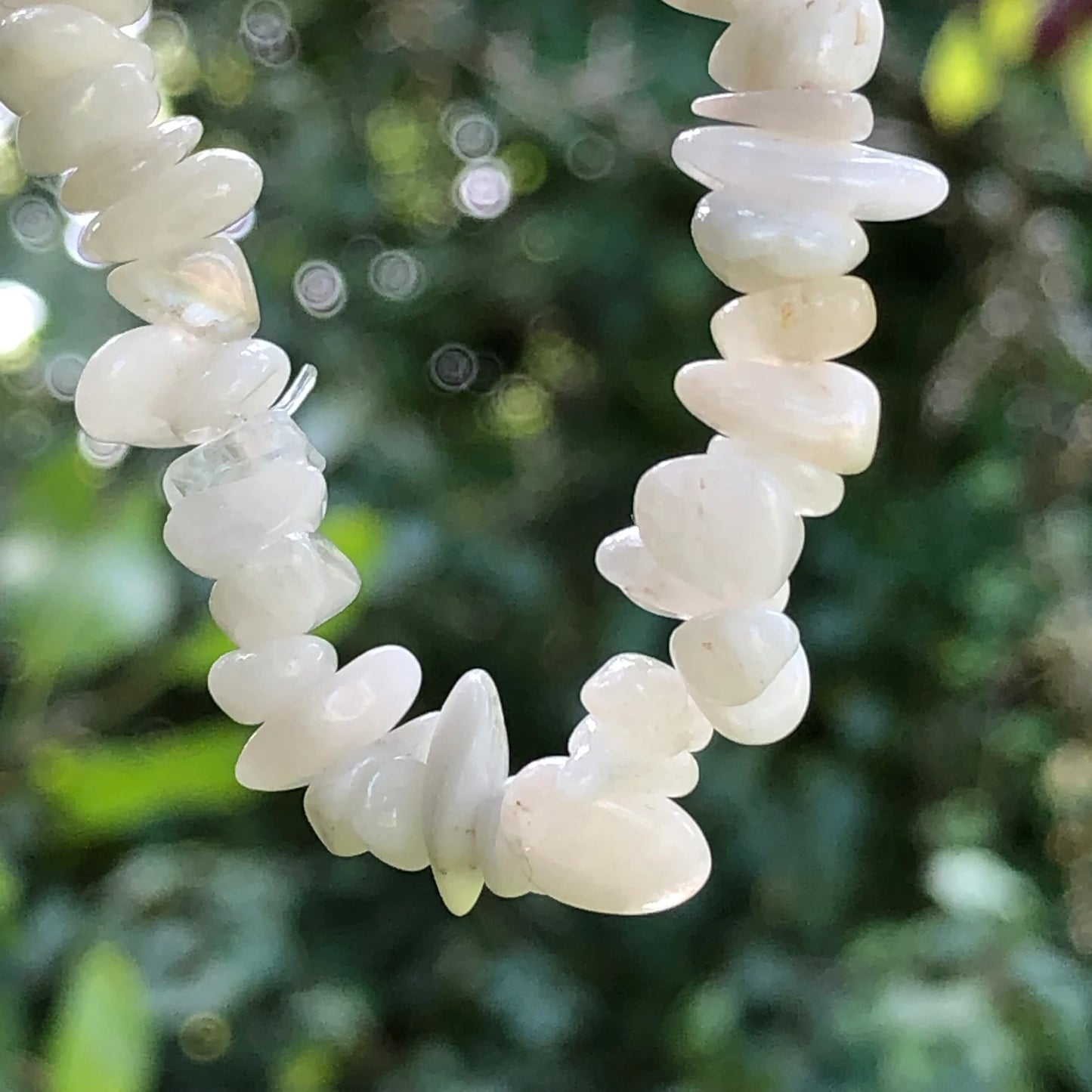 Moonstone - Crystal Chip Bracelet